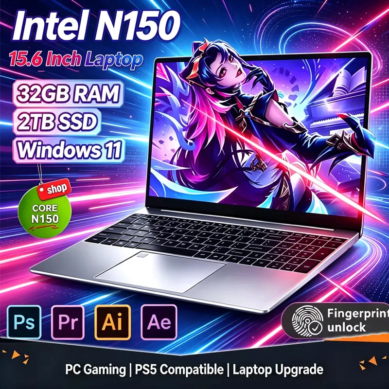 Ssd 2Tb - Ordinateur portable 2026, nouveau modèle 15,6'