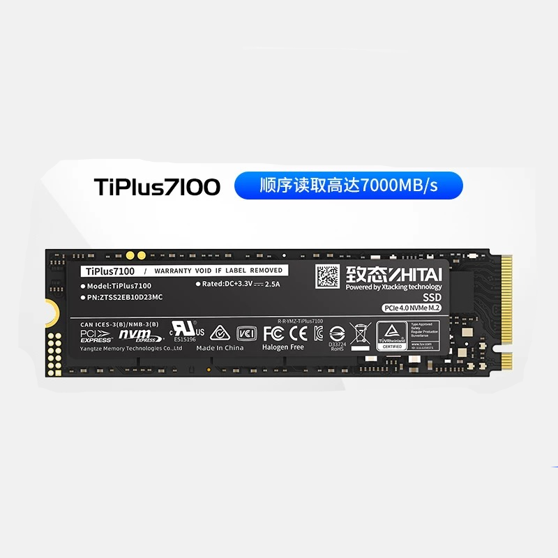 Ssd 1Tb - Disque SSD interne ZHITAI TiPlus7100 M.2