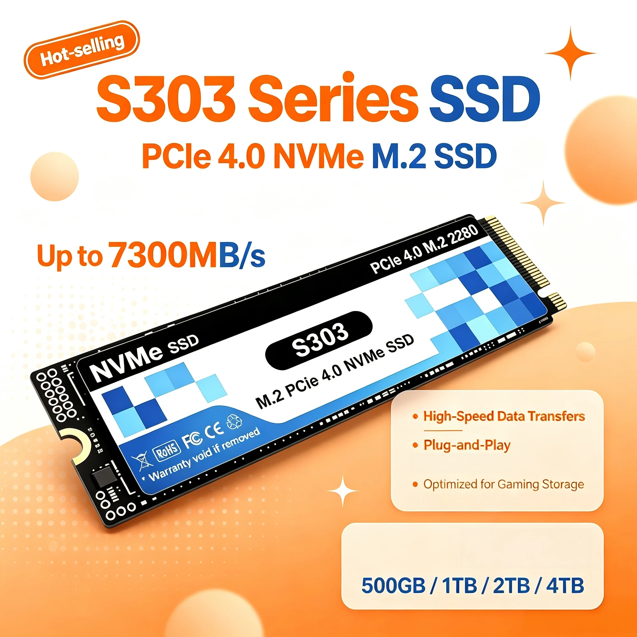Ssd 500Gb - SSD NVMe M.2 PCIe 4.0 d'origine