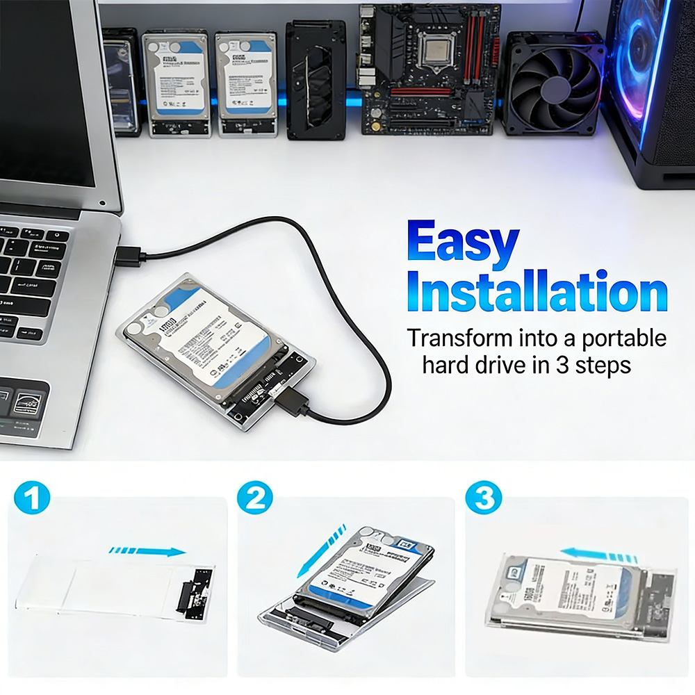Boîtier de disque dur transpar - External Ssd avis et prix
