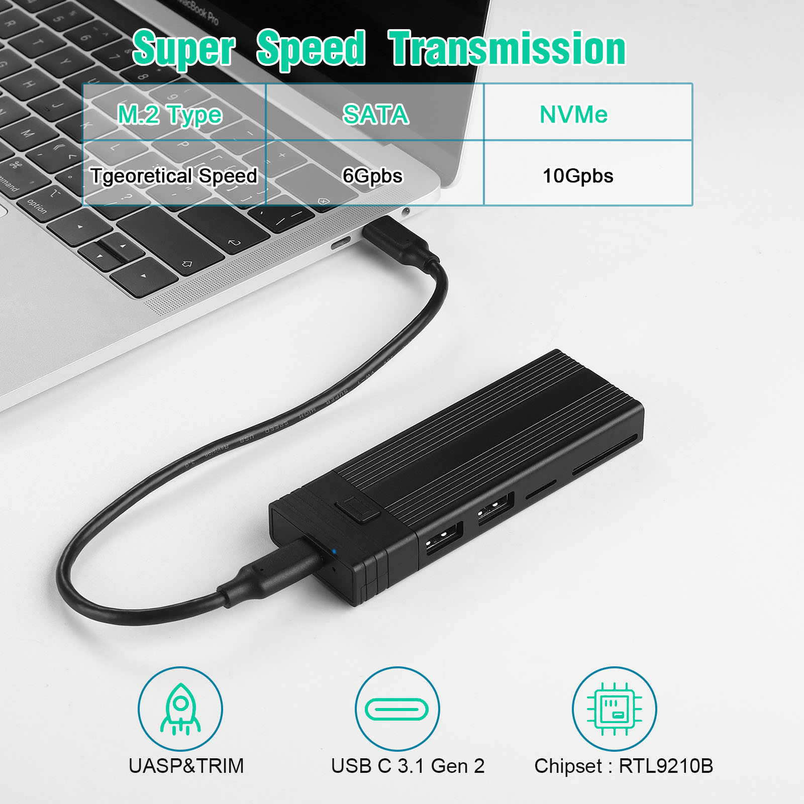 Boîtier SSD M.2 NVMe NGFF SATA - Memory Card Ssd avis et prix